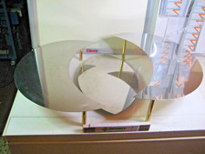 Tortenplatte Edelstahl Buffet Aussteller Etagere Aufsteller 3 teilig 45 B