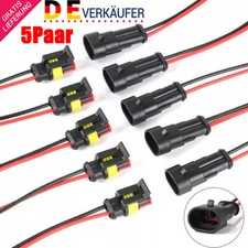 5 Sets Auto Stecker 2 Polig