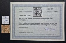 Thurn & Taxis Nr. 25 sauber