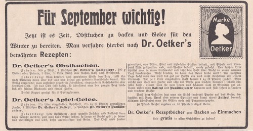 Oetker original werbung - oetker,