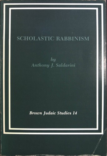 Scholastic rabbinism literary - rabbinism:,