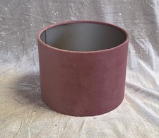 !!! Unbenutzt !!! 20 cm Rund E27 Lampenschirm Stoffschirm Schirm Altrosa Pastell