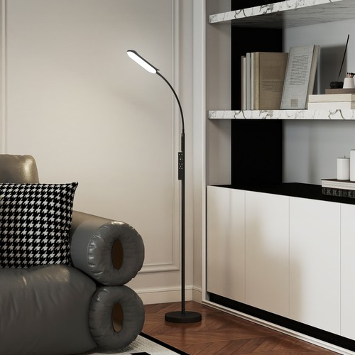Homcom led stehlampe - homcom, dimmbar