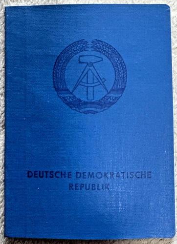 Ddr personalausweis - ddr,