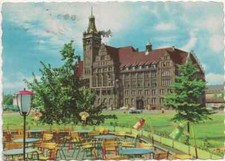 100/1 AK KARL-MARX-STADT RATHAUS - TERRASSE LAMPEN-DESIGN der 60-iger JAHRE 