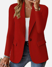 Damen Blazer Cardigan Top