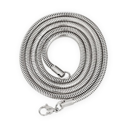 Edelstahl schlangenkette rund - schlangenkette,