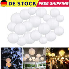 Weiße Papierlaterne Lampions