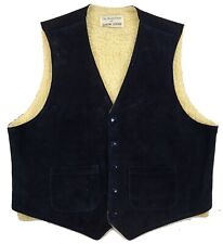 WESTERN US Vintage Rancher Cowboy Western Fell Wildleder Blau 52 L