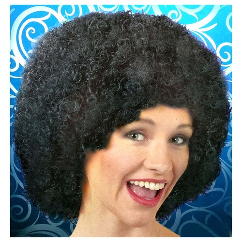 Schwarze afro perücke - schwarze,