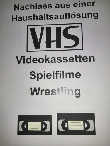 Wrestling vhs kassetten - vhs,