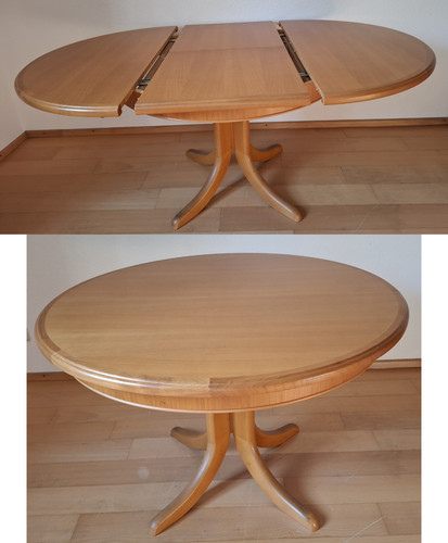 Esstisch rund oval ausziehbar - esstisch,