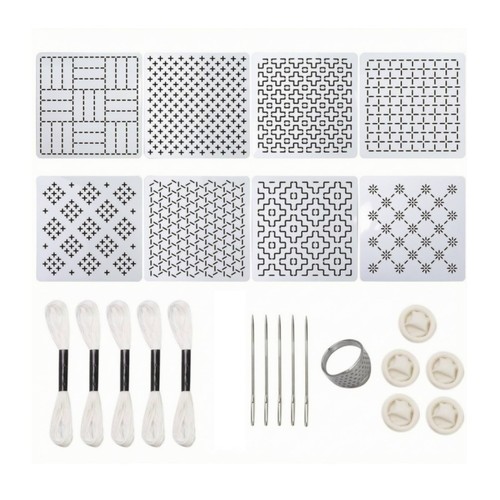 Sashiko stickset japanisch - sashiko,