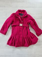 PAMPOLINA Winter Mantel Jacke 98 rot Glitzer Pailletten 