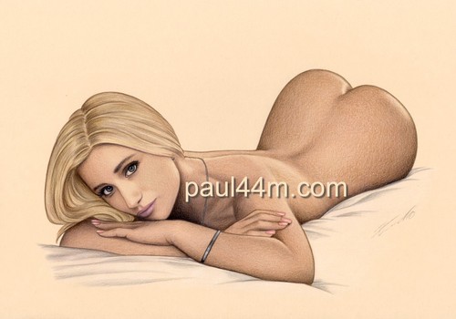 Nude art woman aktzeichnung - art,