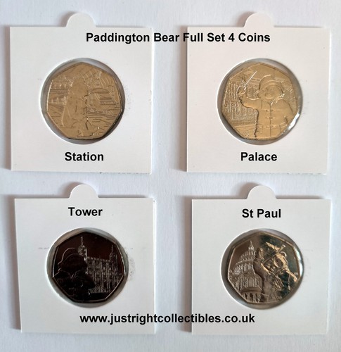 Paddington bear 50p - paddington, münzen