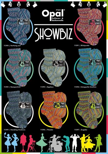 100g sockenwolle opal showbiz - sockenwolle,