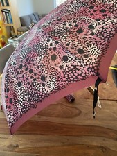Regenschirm Vintage Dachbodenfund Rosa Lila Gemustert