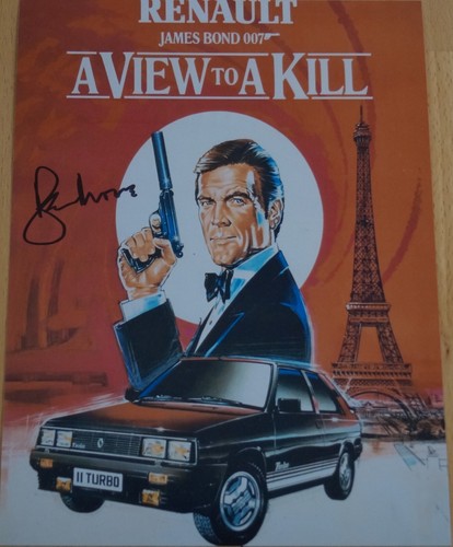 Roger moore autogramm als - autogramm,