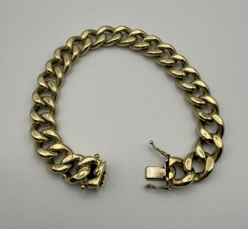 Gold 585 armkette miami - gold,