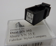 Shure V 15 Typ III L-M Tonabnehmer System + neue NB Nadel VN 35 E Dual Klick