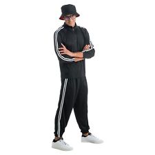 Trainingsanzug Rapper schwarz