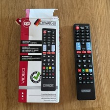 SCHWAIGER univ. Ersatz-TV-Fernbedienung LG Samsung Sony Panasonic Philips