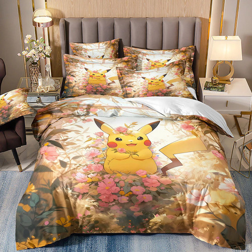 Pokemon pikachu steppdecke - pikachu,