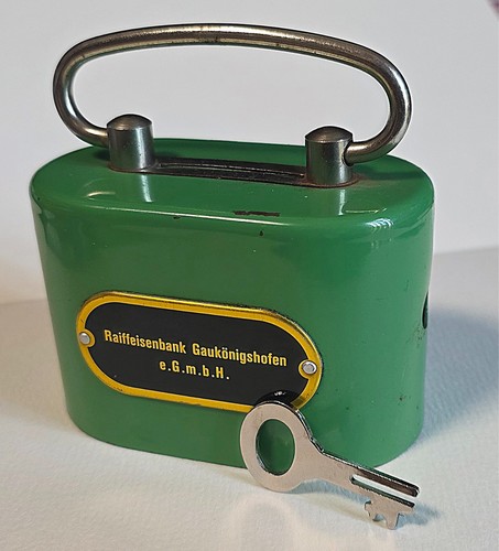 Alte spardose raiffeisenbank - spardose,