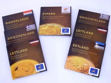 U109- 7x KURSMÜNZSATZ PREMIUM KMS aus versch. europ. Ländern Euro/Landeswährung