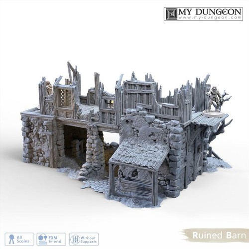 Ruined harlan grey - harlan, barn