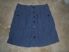 Esprit Damen Rock Blau/Grau