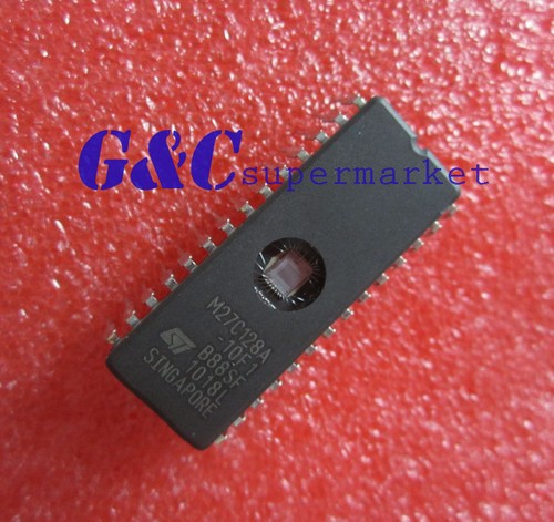 10pcs m27c128a 10f1 eprom - m27c128a-10f1,