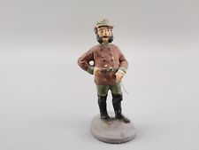 Massefigur Förster Jäger 9,5 cm ANTIK uralt Krippenfigur Rarität