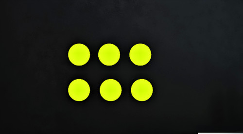 Aufkleber kreis punkt neon - aufkleber,