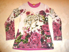 PEZZO DORO sehr schönes Langarm Shirt mit Strass, Gr. 122 - TOP -