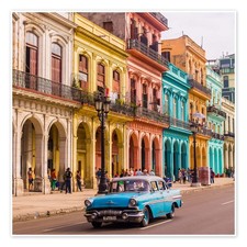 Poster oldtimer havanna - poster,