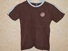 FC St.Pauli Fußball Shirt Grün Kiezpiraten Kinder Gr.152 Sehr Logo Patch Gestick