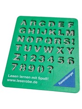 Ravensburger Schablone Buchstaben Zahlen Lernspielzeug Kinder Grün