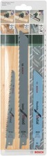 BOSCH 3er Set Säbelsägeblatt