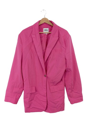 Zara long blazer pink - long-blazer,