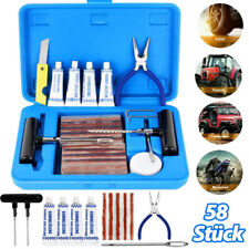 58 TEILE REIFENREPARATUR SET AUTO REIFEN FLICKZEUG PANNENSET WERKZEUG MIT ZANGE