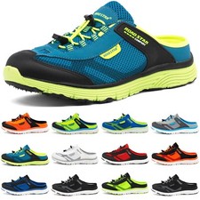 NEU Herren Clogs Atmungsaktive Sabots Leichte Garten Hausschuhe Freizeit Schuhe