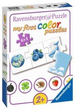6 x 4 Teile Ravensburger Kinder Puzzle my first color puzzle Farben lernen 03150