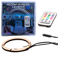 2x LED Streifen 1,2m RGB fürs