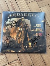 SIGNED MEGADETH VINYL The Sick