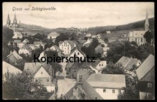 ALTE POSTKARTE GRUSS AUS SCHIRGISWALDE PANORAMA Serachow Schirgiswalde-Kirschau 