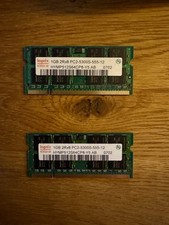 2x 1GB 2Rx8 PC2-5300S-555-12