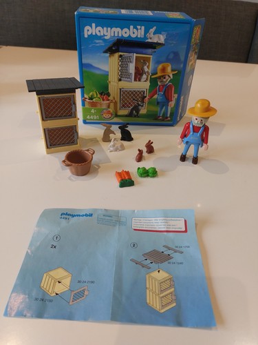 Playmobil 4491 hasenstall set - playmobil,