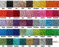 80 Perlen 8mm | Holzperlen | Rundperlen | Speichelfest | für Schnullerketten